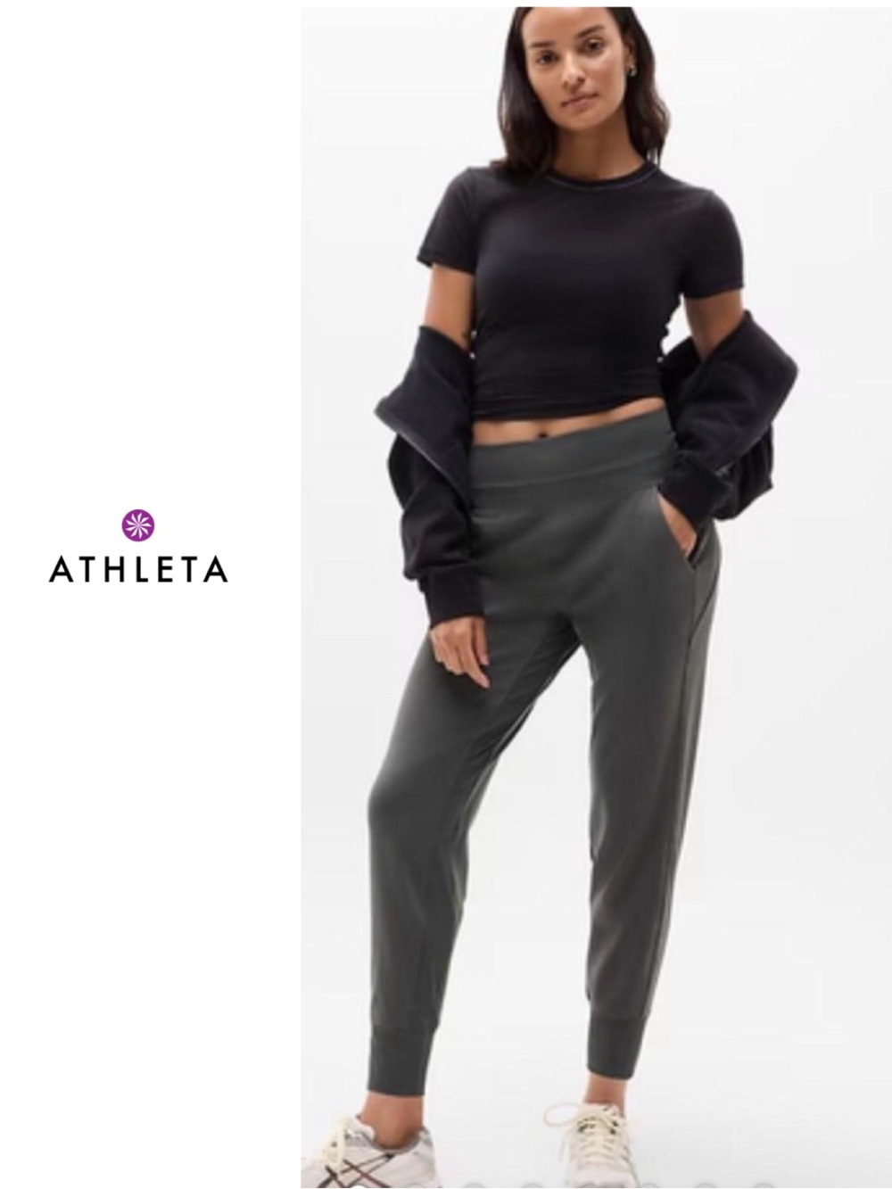 Athleta Venice Jogger - Charcoal Jogger Pants